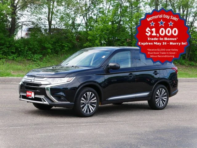 Used 2020 Mitsubishi Outlander ES with VIN JA4AZ3A33LZ046632 for sale in White Bear Lake, Minnesota