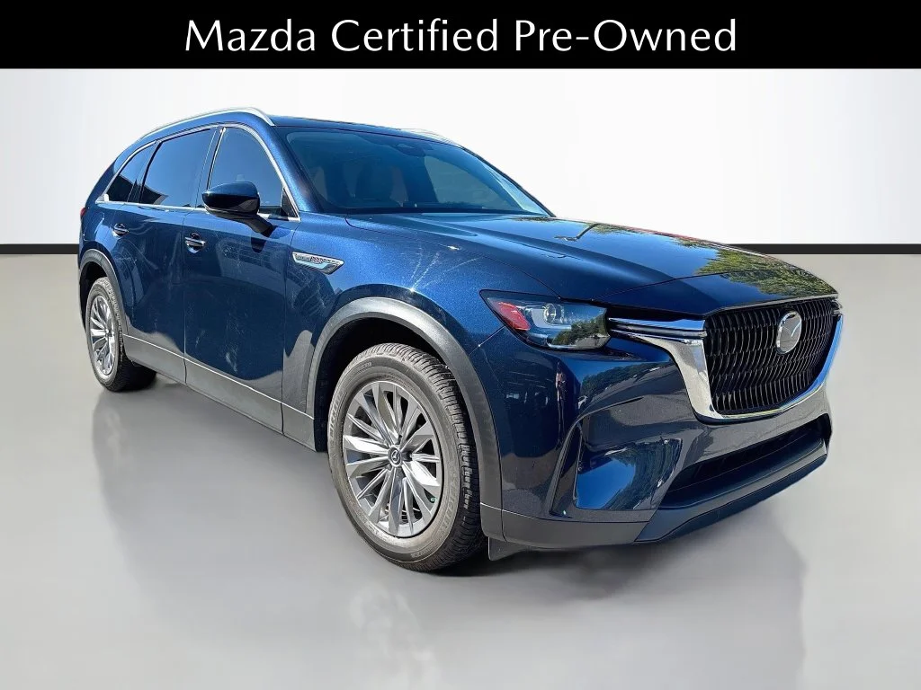 Certified Used 2024 Crystal Blue Mazda Preferred image 1