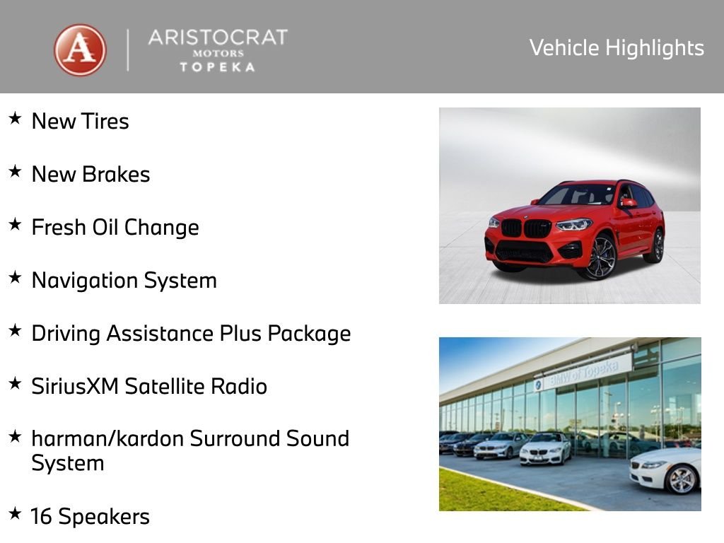 Used 2020 BMW X3 M Base with VIN 5YMTS0C02L9B76383 for sale in Kansas City