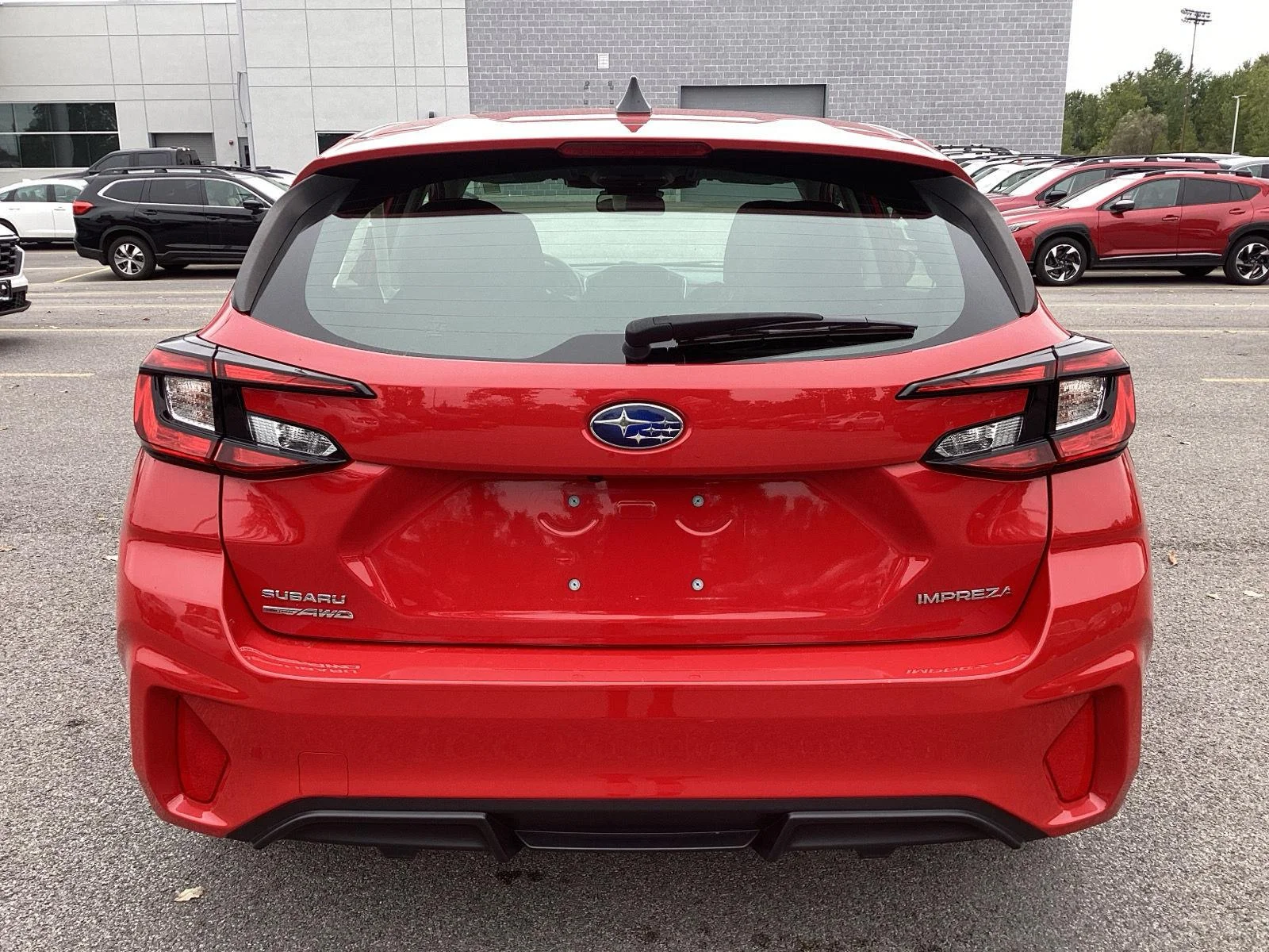 Used 2024 Pure Red Subaru Sport image 6