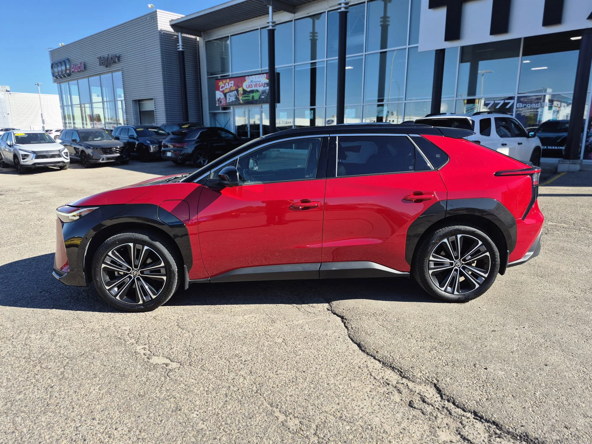 Used 2023 Supersonic Red w/Black Roof Toyota XLE AWD*Full EV | Cooled Leather | Dual Sunroof | Htd Wheel | Remote Climate | Adaptive Cruise | JBL image 11
