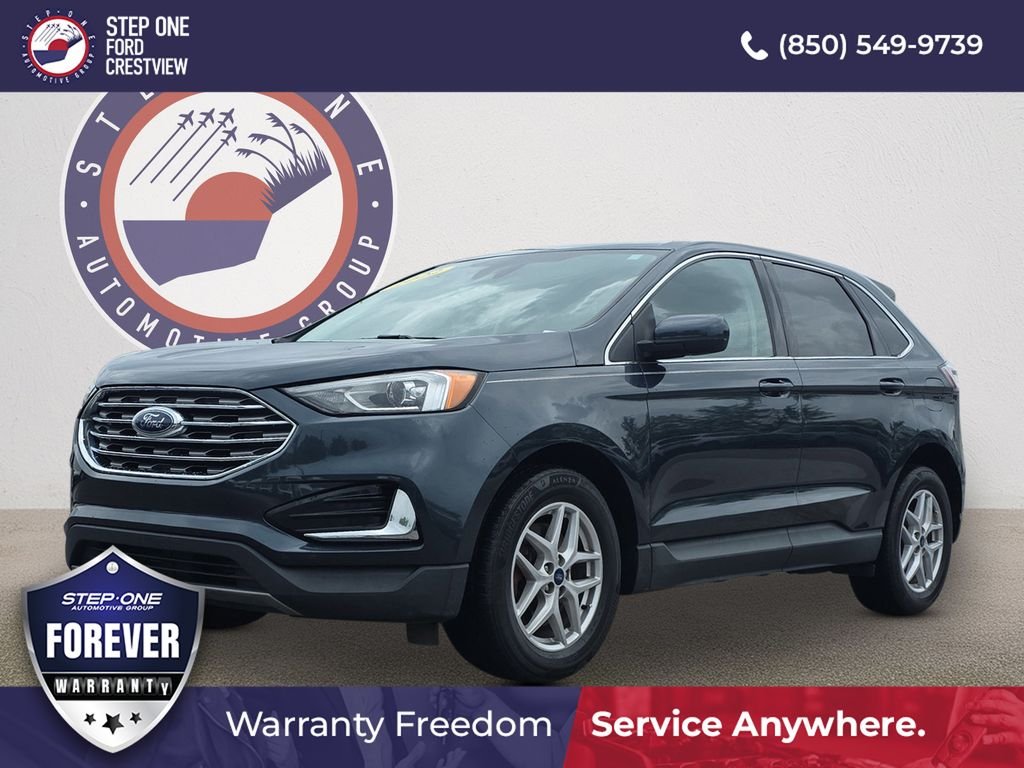 Used 2022 Blue Ford SEL image 1