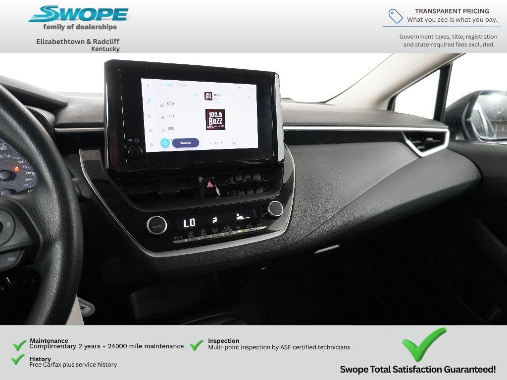 Used 2023 Classic Silver Metallic Toyota LE image 20