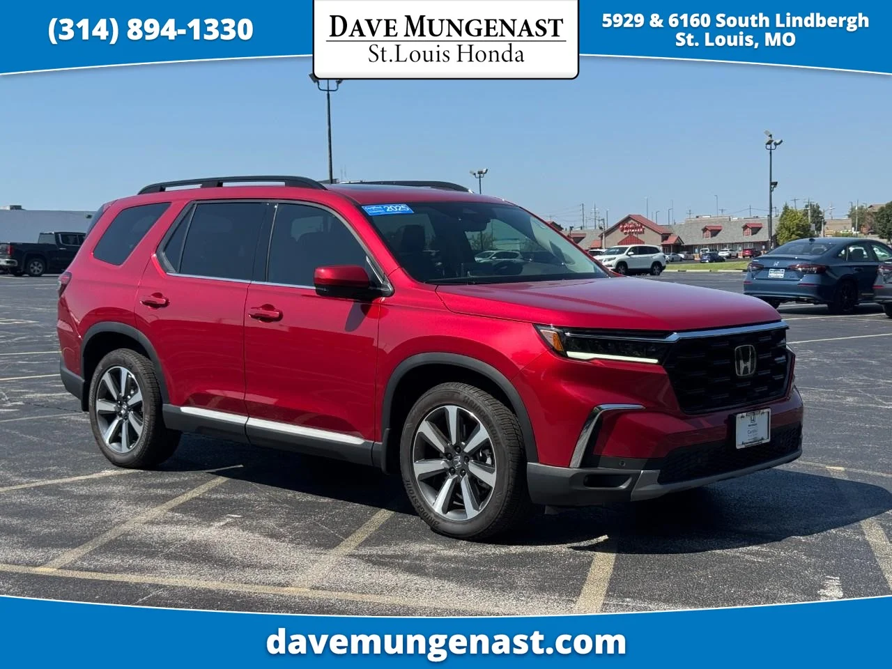 Certified Used 2025 Radiant Red Metallic II Honda AWD TRG image 1