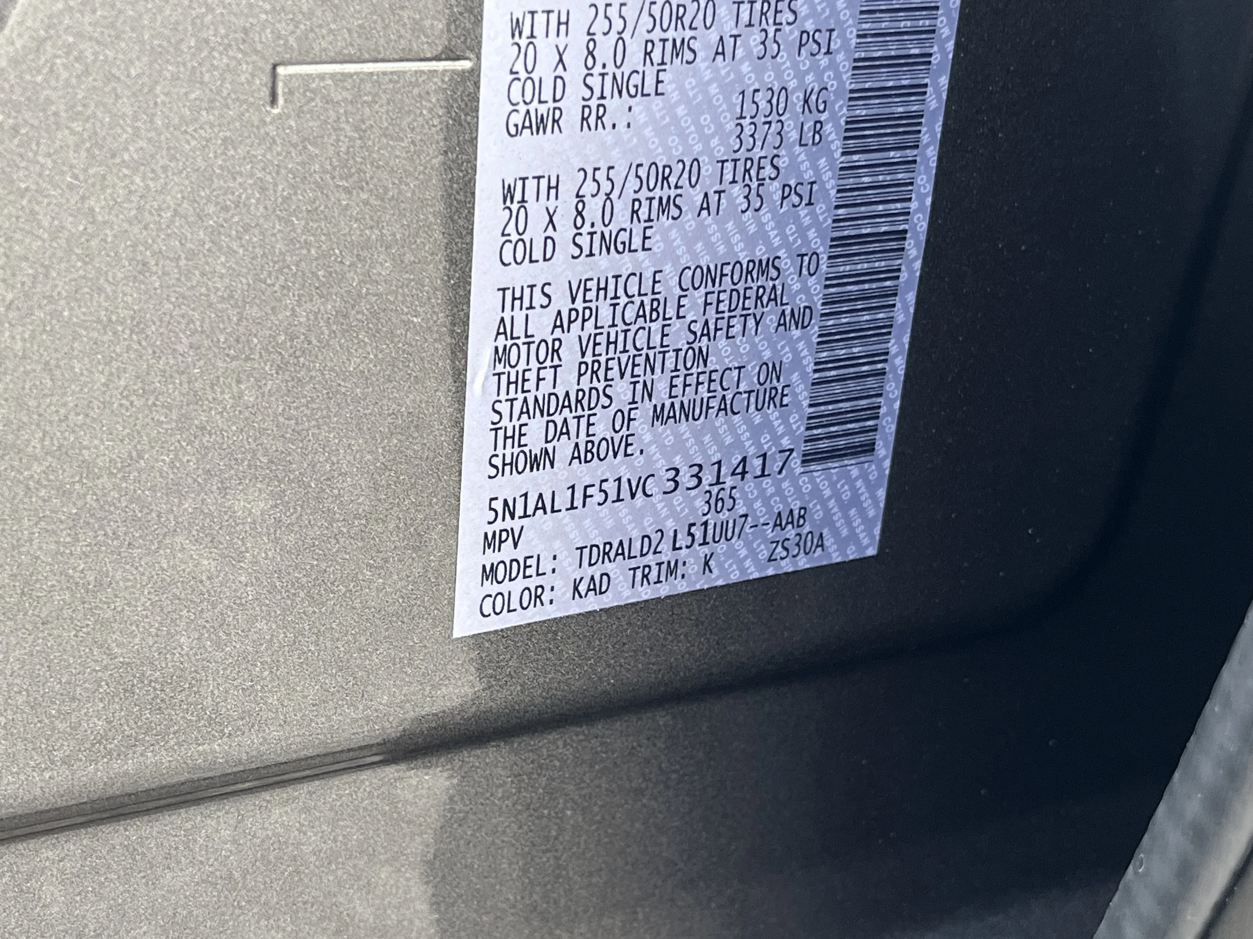 New 2027 Graphite Shadow INFINITI LUXE image 26