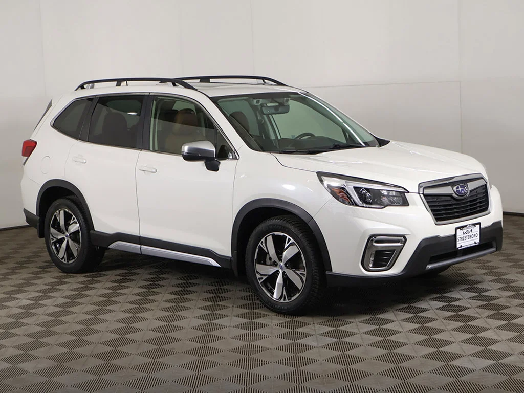 Used 2021 White Subaru Touring image 2