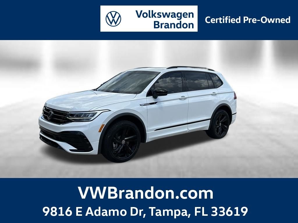 Certified Used 2023 White Volkswagen 2.0T SE R-Line Black image 1