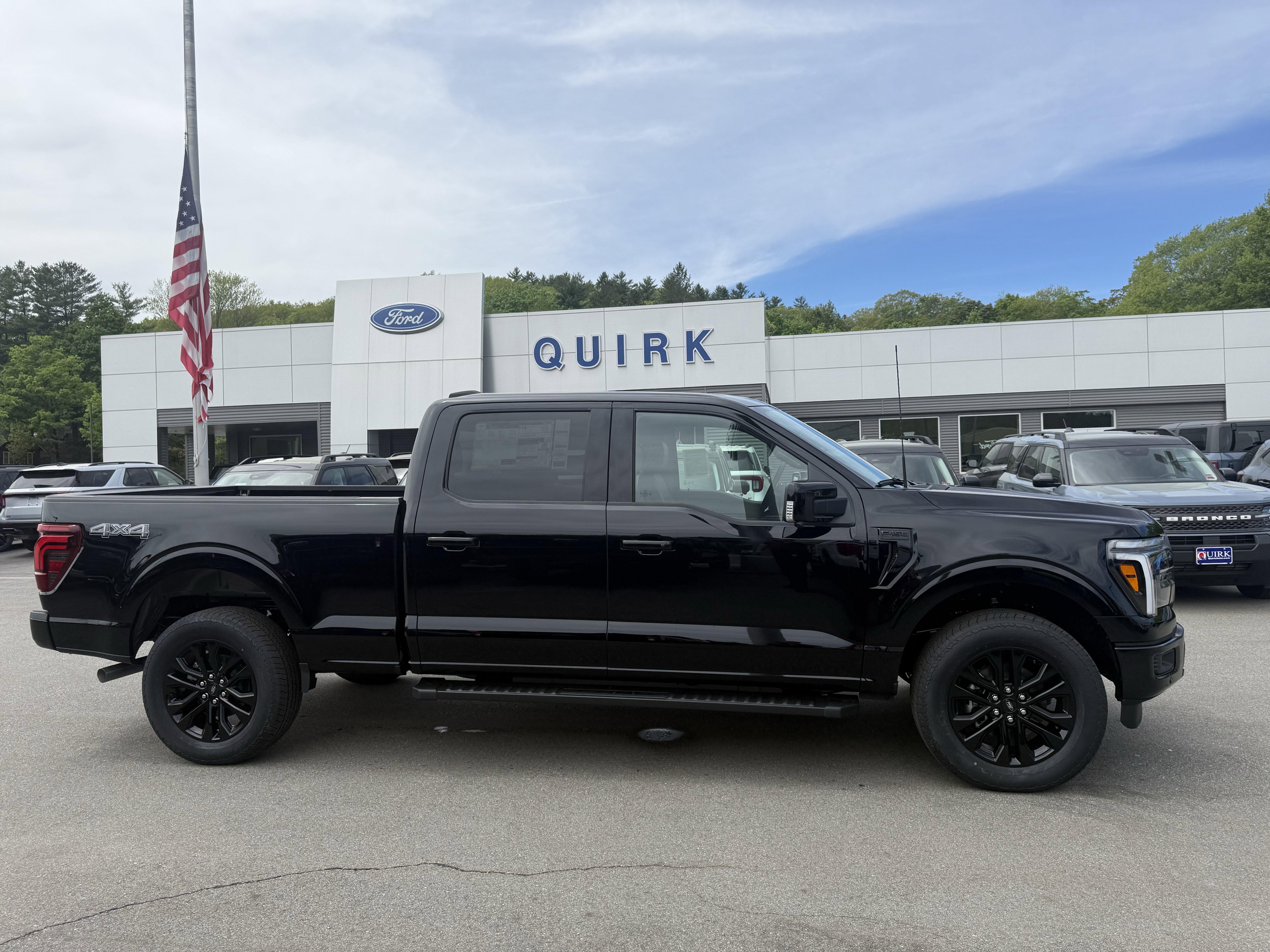 New 2026 Agate Black Metallic Ford Lariat® image 2