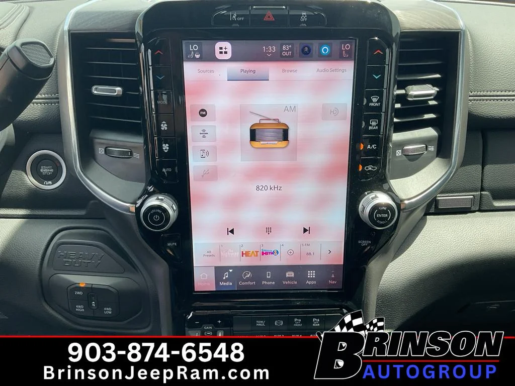New 2026 Diamond Black Crystal Pearlcoat Ram Laramie image 15