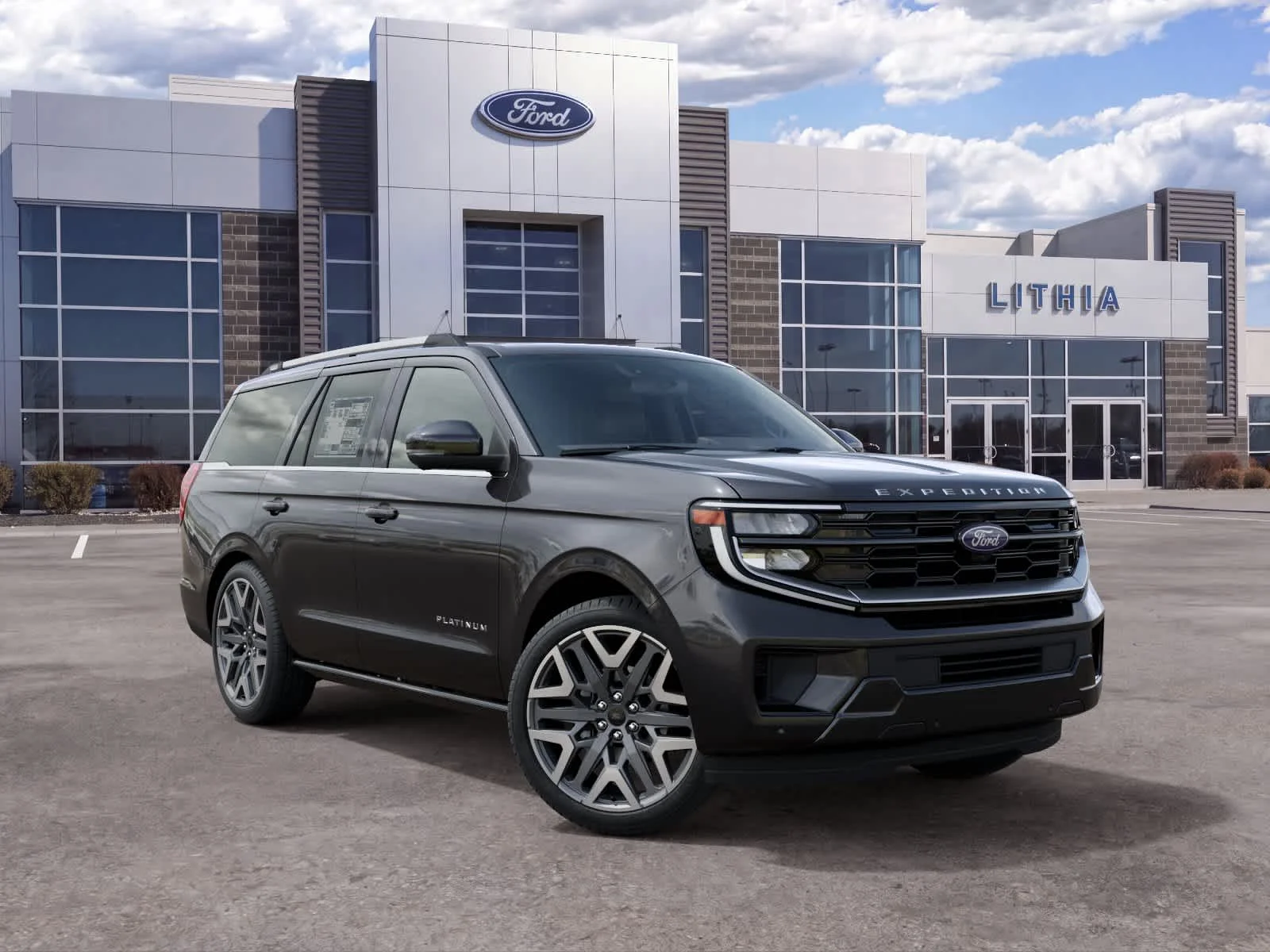 New 2027 Dark Matter Gray Metallic Ford Platinum image 4