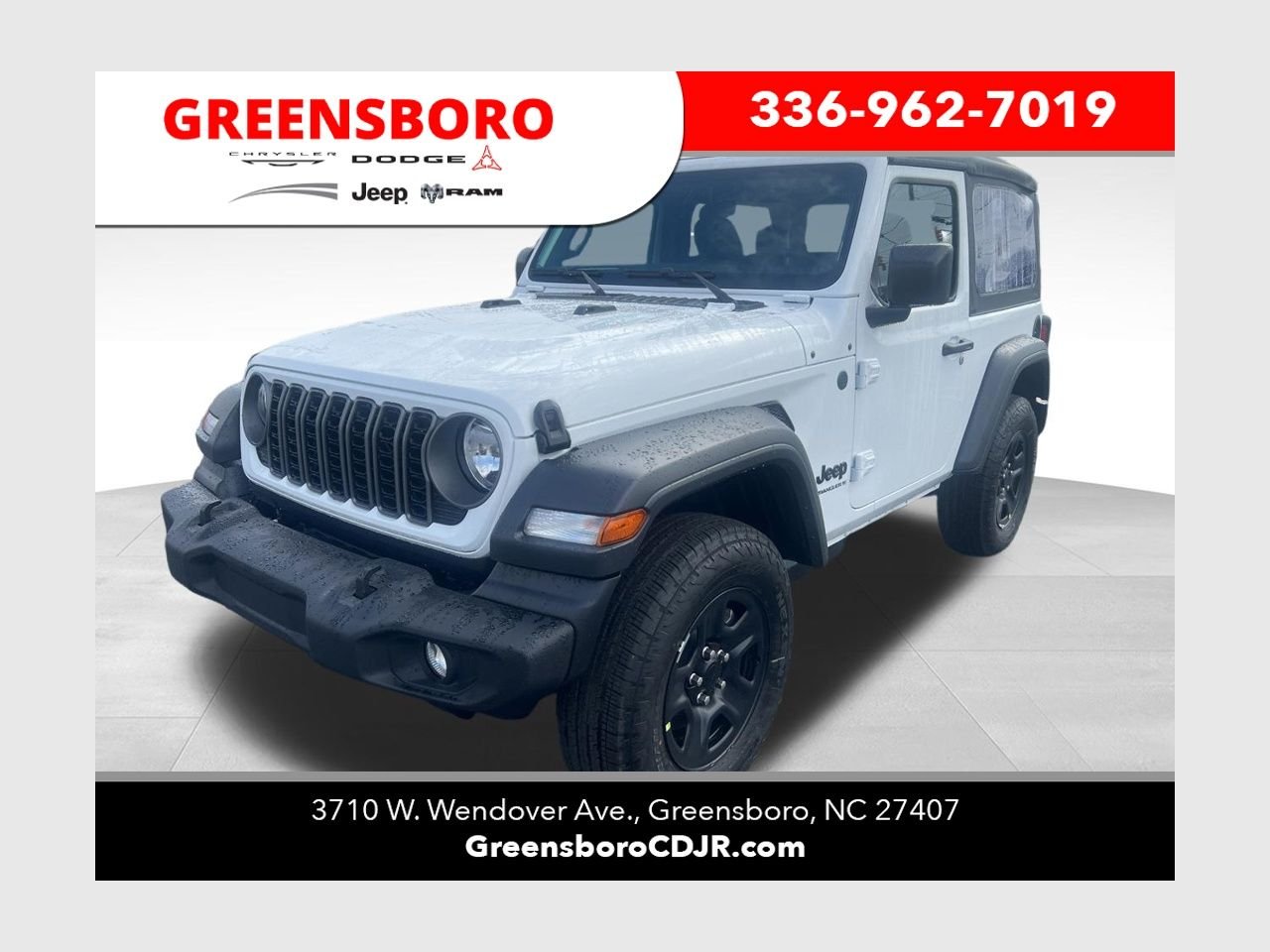New 2026 Bright White Clear-Coat Exterior Paint Jeep Sport image 1