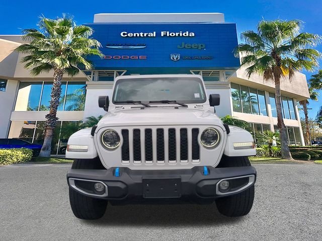 Used 2023 White Jeep Sahara 4xe image 3