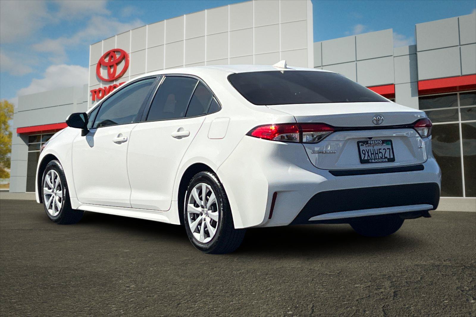 Certified Used 2022 White Toyota LE image 5
