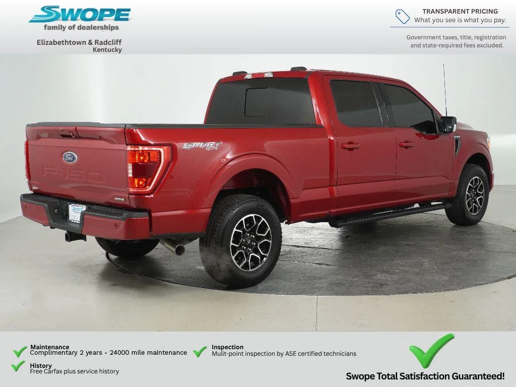 Certified Used 2022 Red Ford XLT image 4