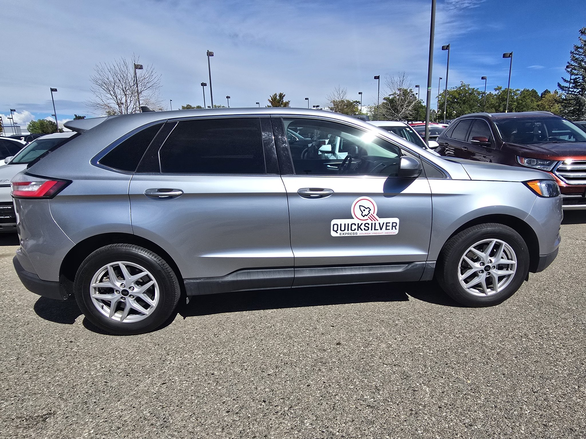 Used 2024 Iconic Silver Metallic Ford SEL image 17