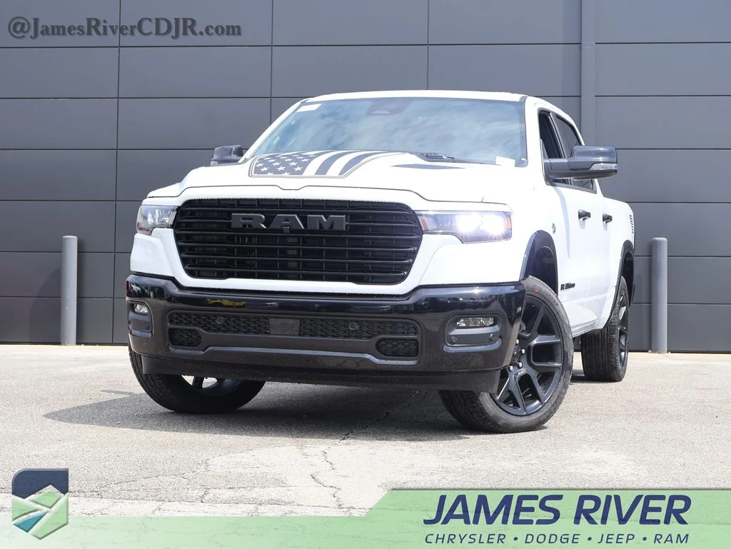 New 2026 Bright White Clear-Coat Exterior Paint RAM Laramie image 1