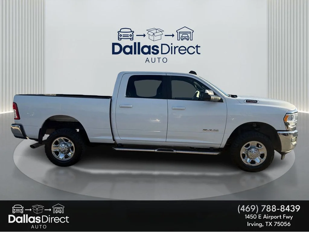 Used 2021 Bright White Clearcoat Ram Big Horn image 5