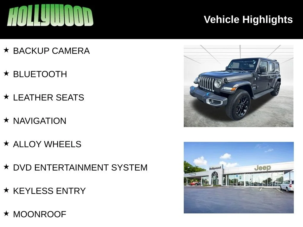 Used 2022 Gray Jeep Unlimited Sahara 4xe image 3