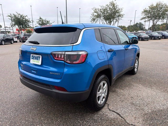 Used 2022 Laser Blue Pearlcoat Jeep Sport image 5