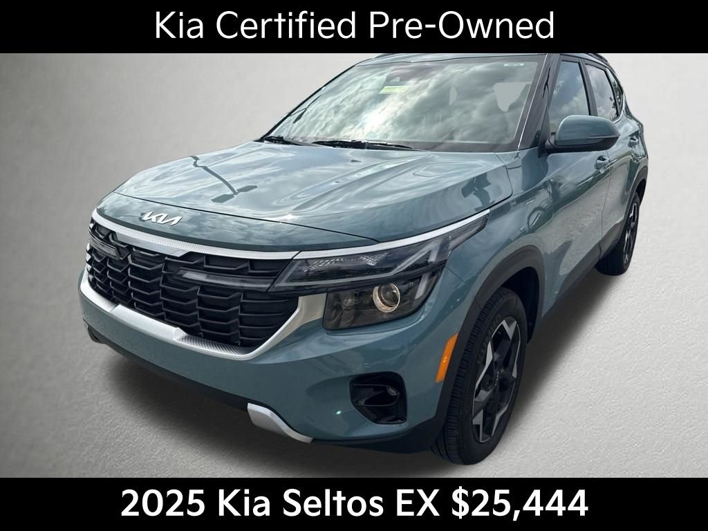 Certified Used 2025 Blue Kia EX image 8