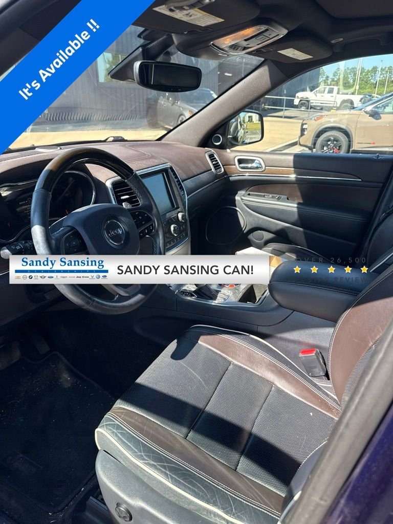Used 2017 Blue Jeep Overland image 1