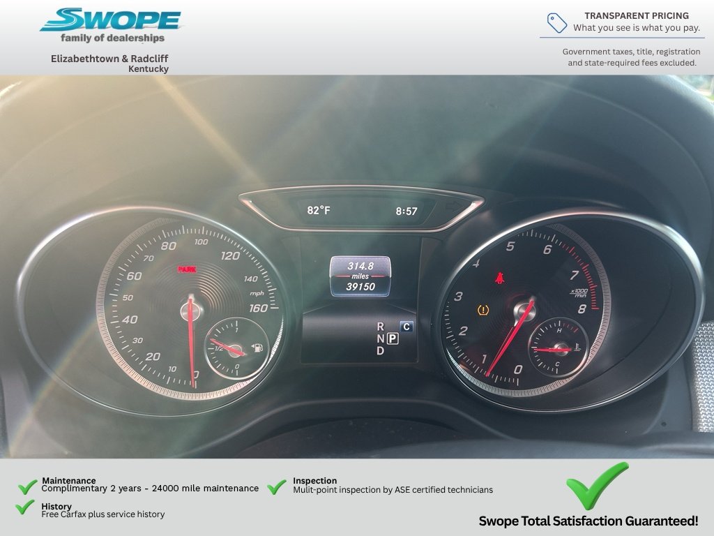 Used 2020 Jupiter Red Mercedes-Benz 250 4MATIC® image 14