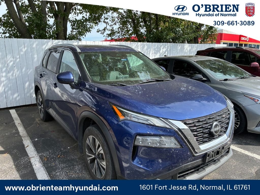 Used 2023 Caspian Blue Metallic Nissan SV image 1