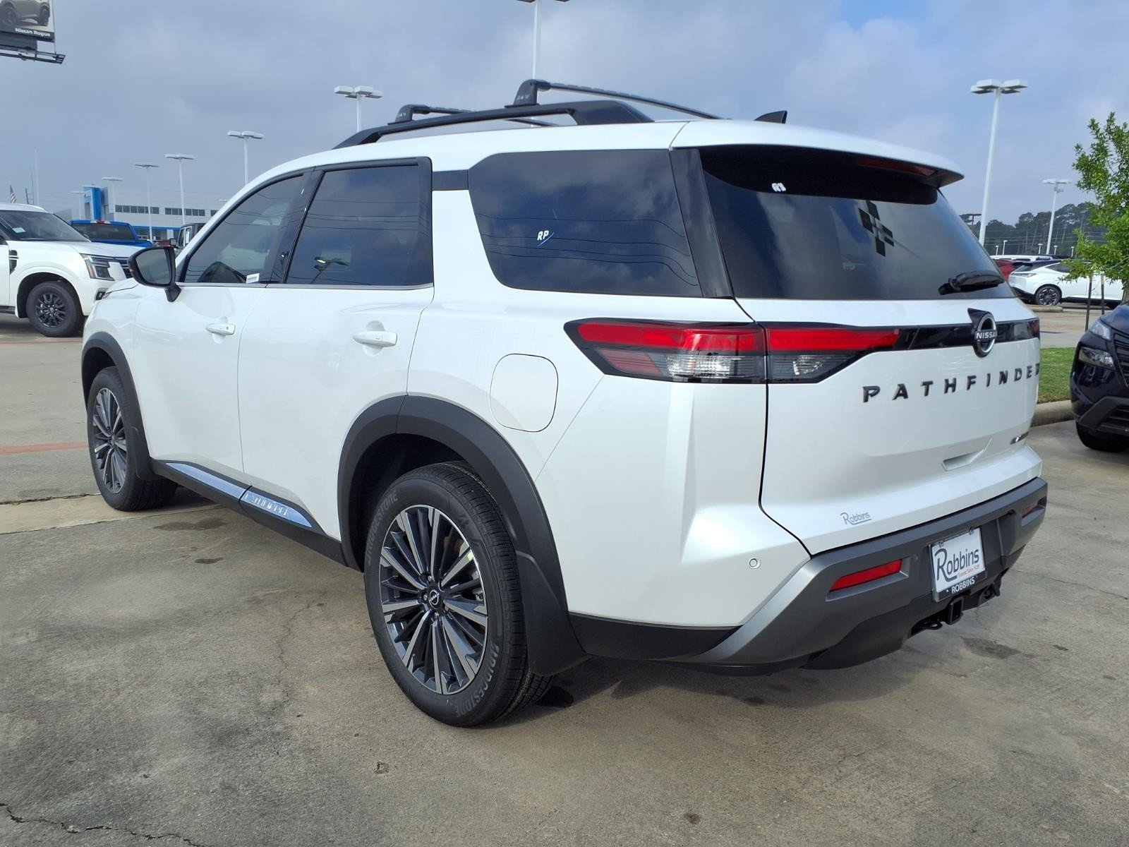 2026 Nissan Pathfinder Platinum White at Robbins Nissan
