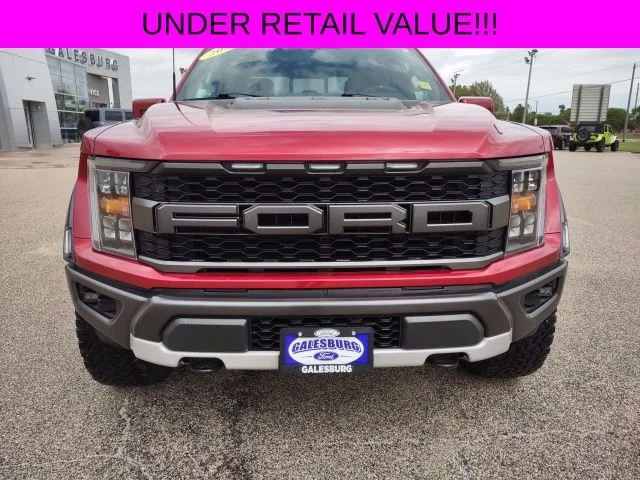 Certified Used 2022 Red Metallic Ford Raptor image 10