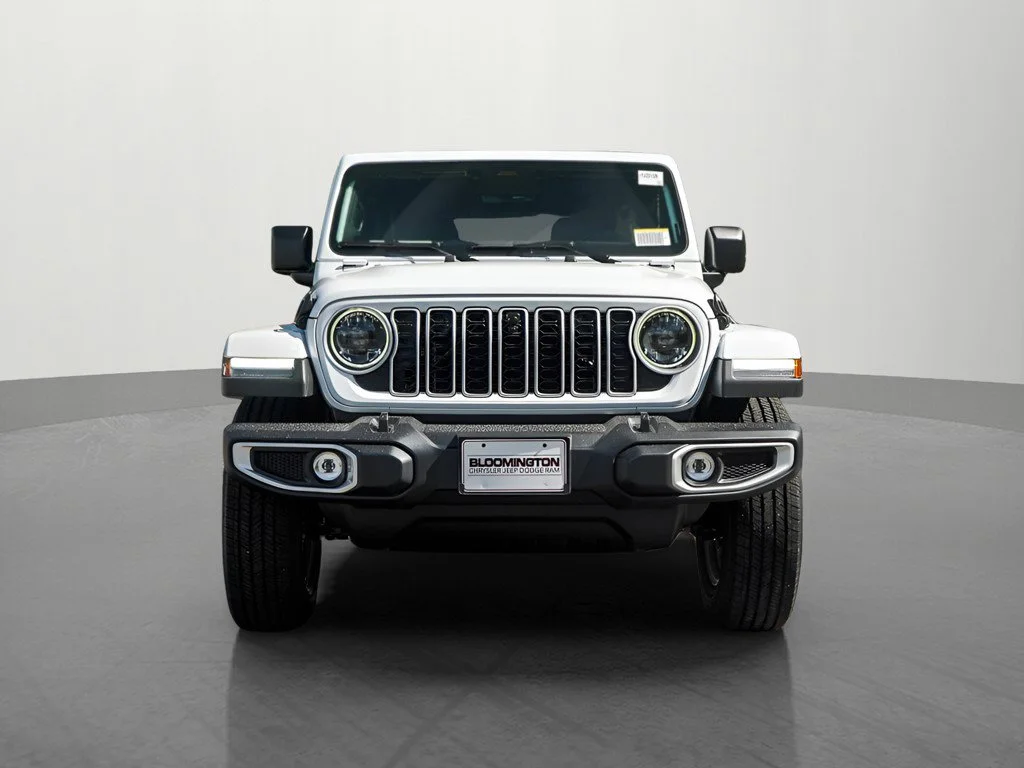 New 2026 Bright White Clearcoat Jeep Sahara image 2