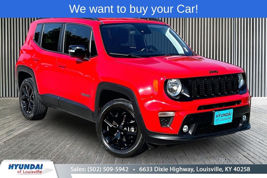Used 2023 Red Jeep Altitude image 1