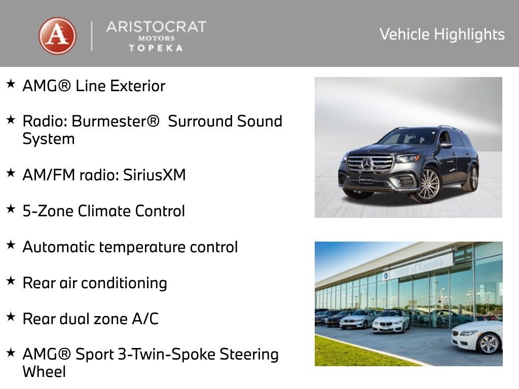 Used 2025 Mercedes-Benz GLS Base with VIN 4JGFF5KE0SB310571 for sale in Kansas City