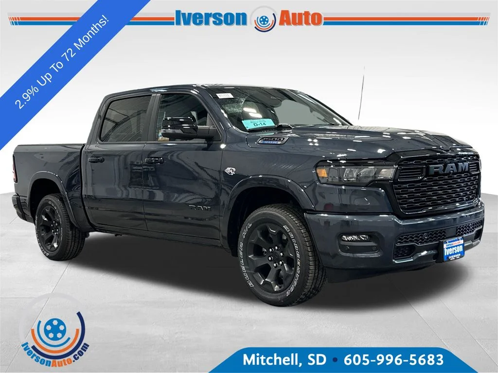 New 2026 Forged Blue Metallic Exterior Paint RAM Big Horn/Lone Star image 1