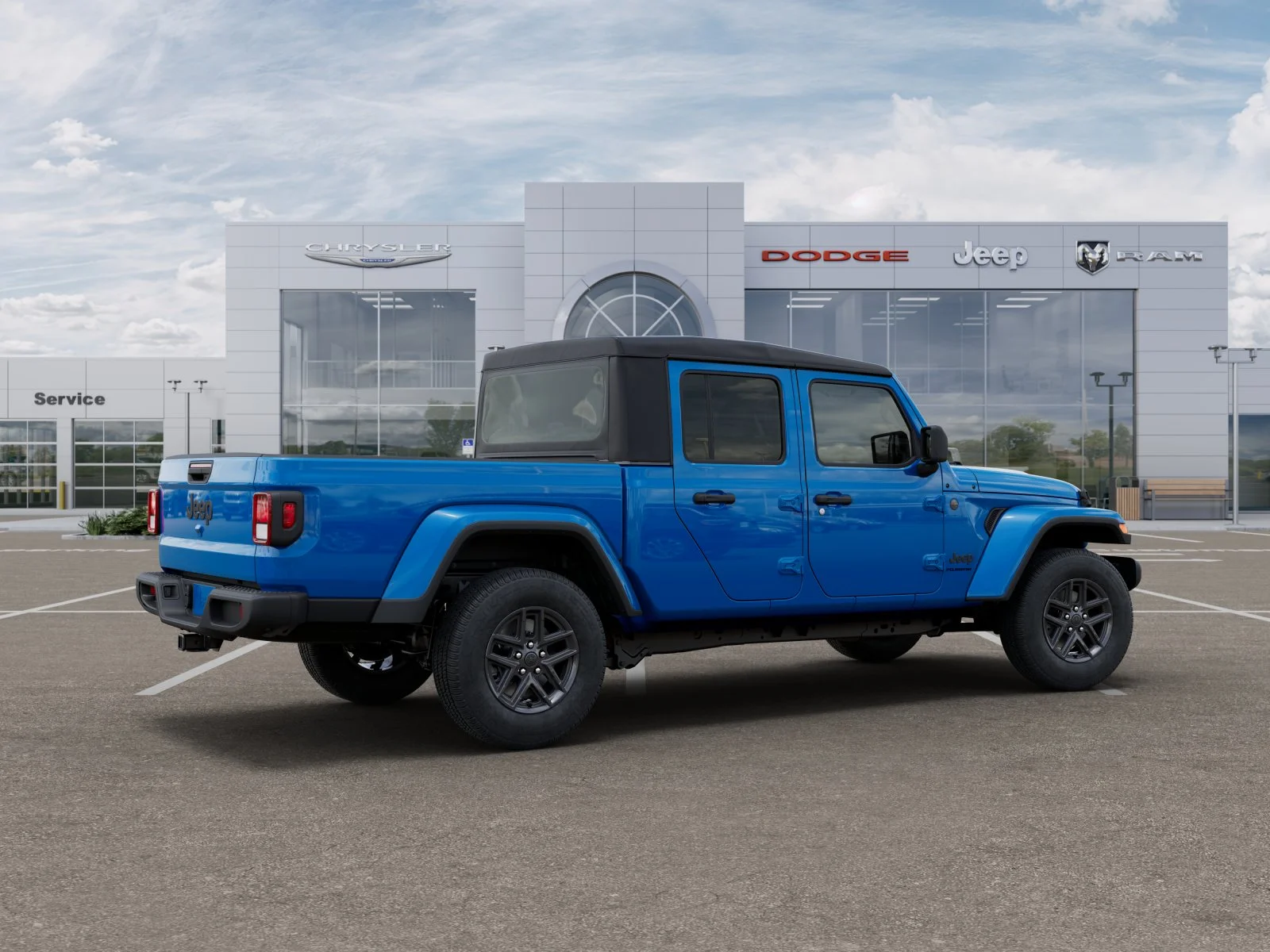 New 2025 Hydro Blue Pearl-Coat Exterior Paint Jeep Sport S image 21