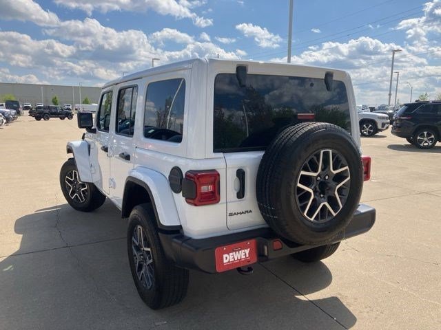 Certified Used 2025 Bright White Clearcoat Jeep Sahara image 6