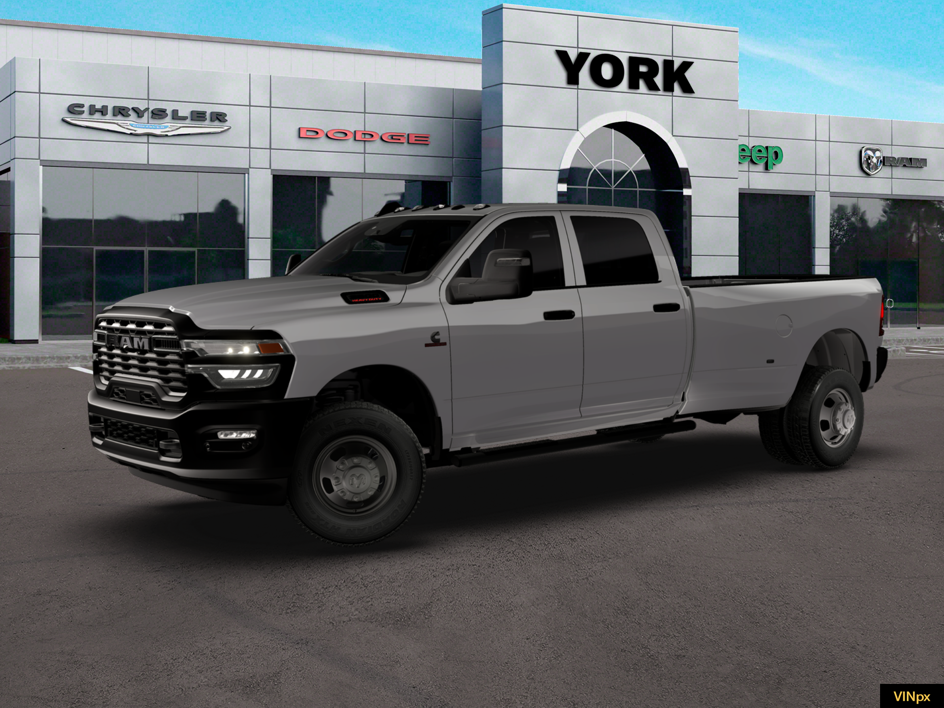 New 2026 Ceramic Gray Clear-Coat Exterior Paint RAM Tradesman image 2