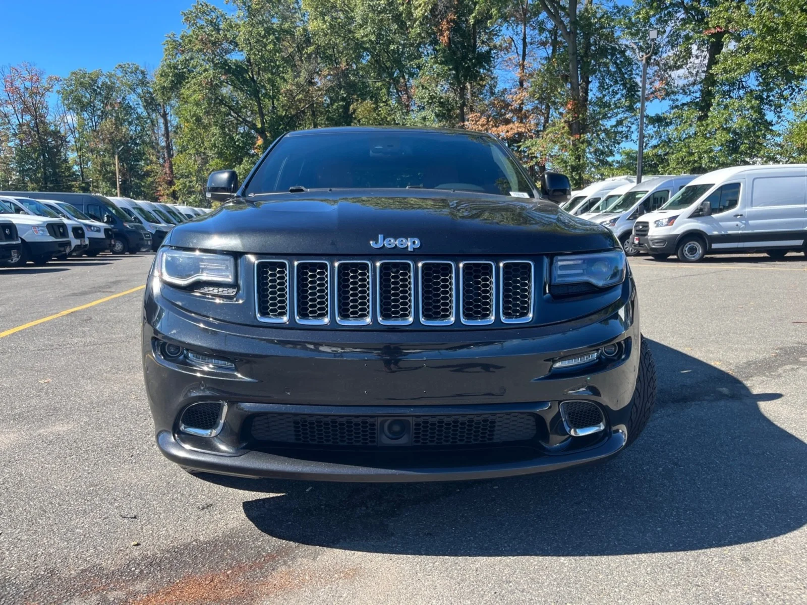 Used 2014 Brilliant Black Crystal Pearlcoat Jeep SRT8 4WD image 2