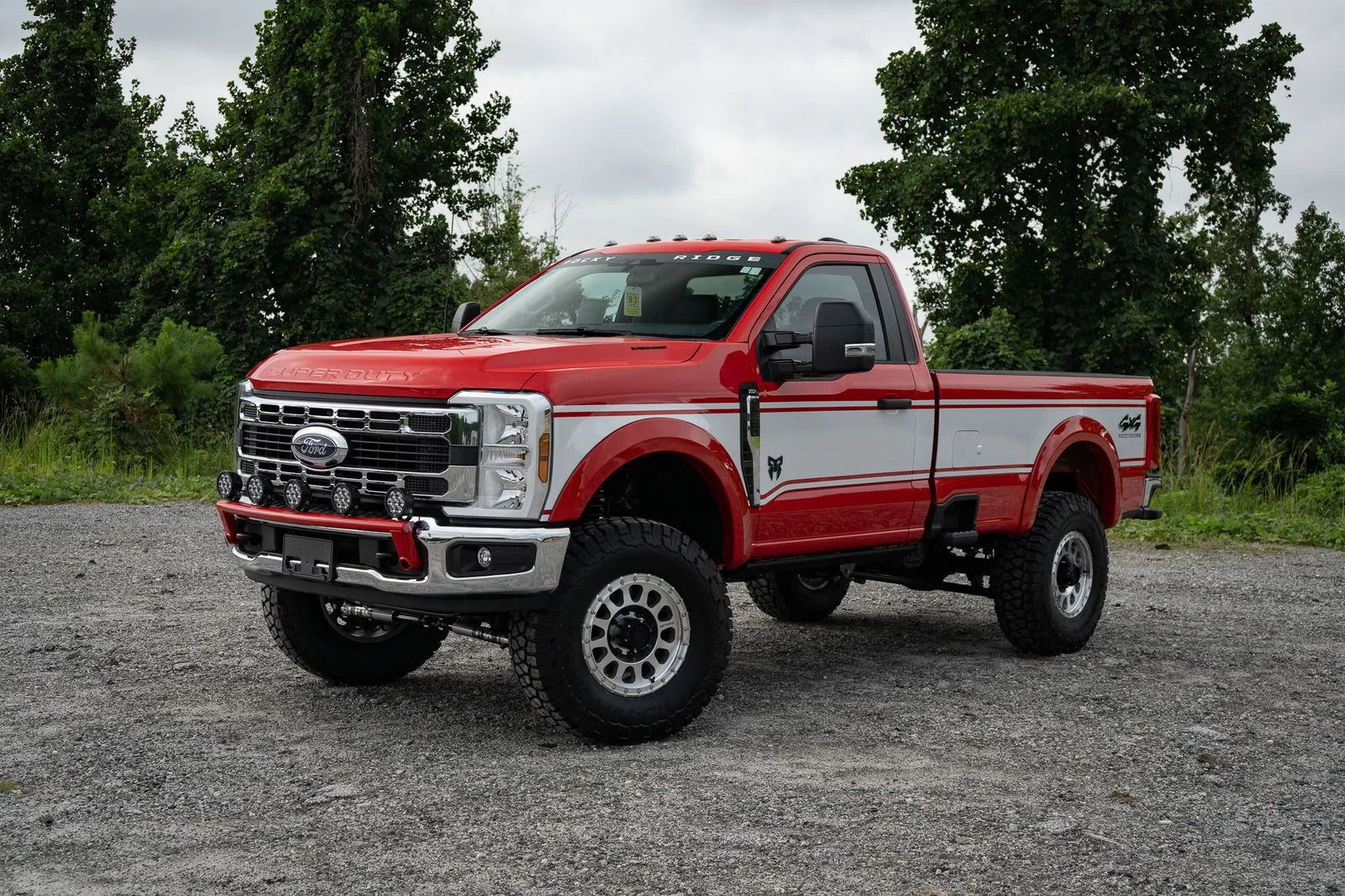 New 2026 Race Red Ford F-250® XLT with Rocky Ridge Retro Supercharged Package image 5