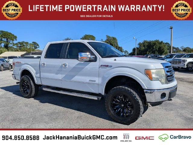 Used 2014 White Ford Lariat image 1