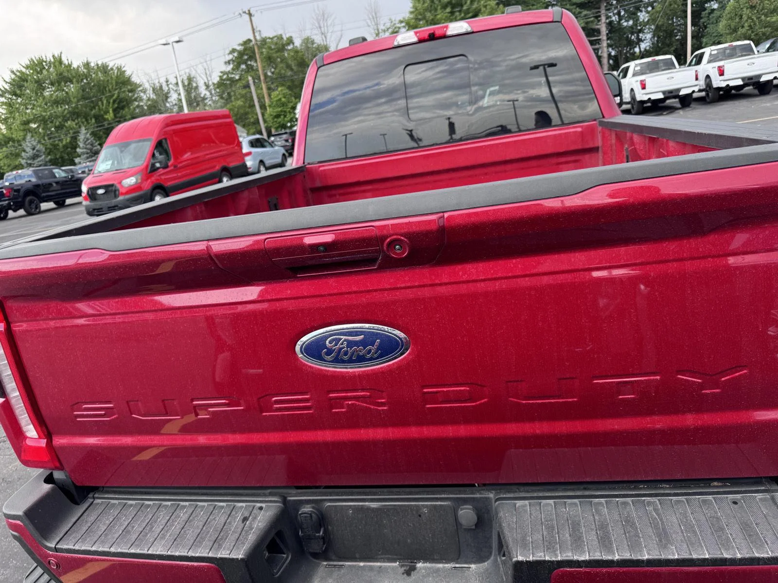 Used 2023 Rapid Red Metallic Tinted Clearcoat Ford LARIAT image 5