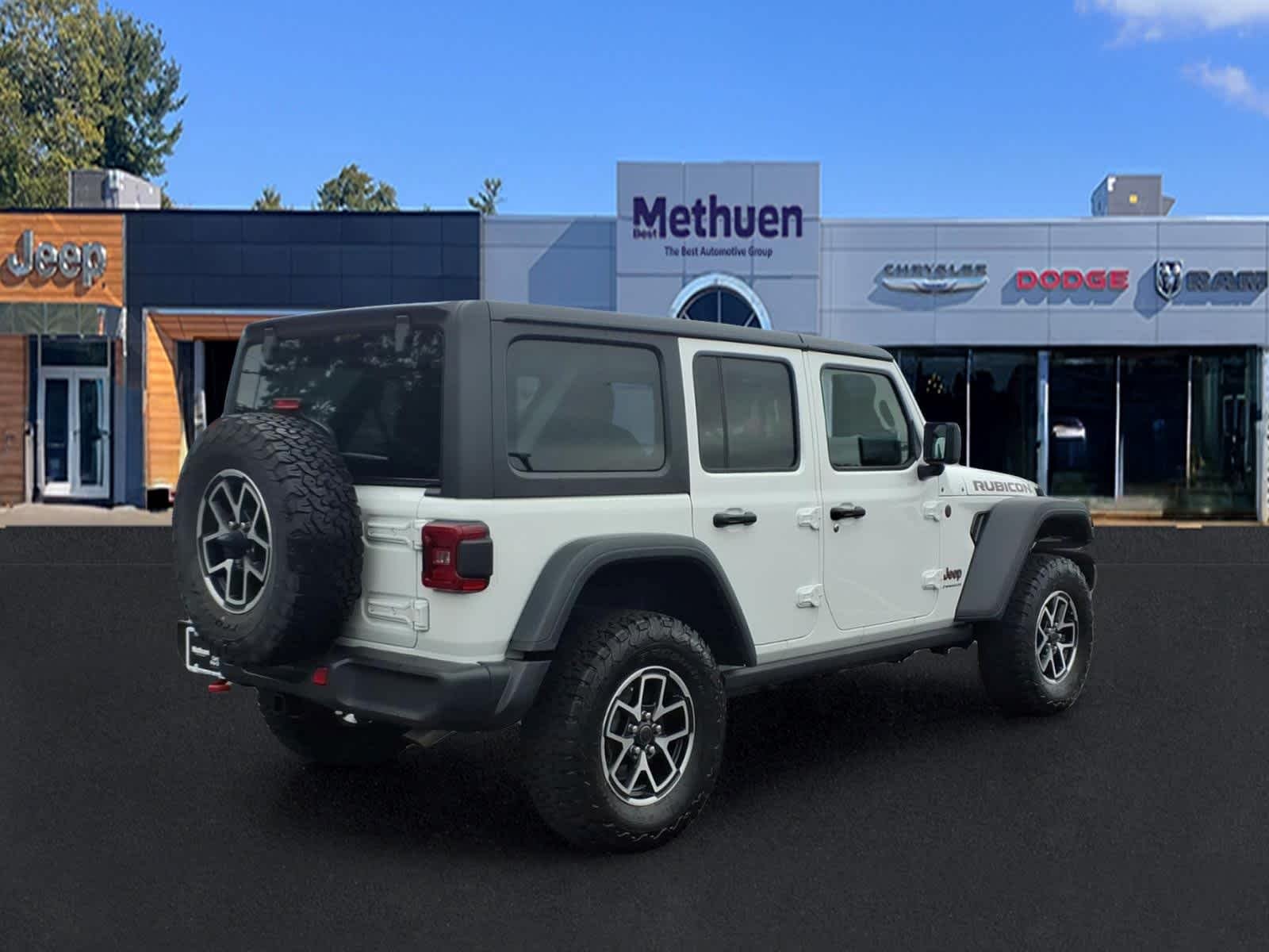 Used 2026 Bright White Clearcoat Jeep Rubicon image 4