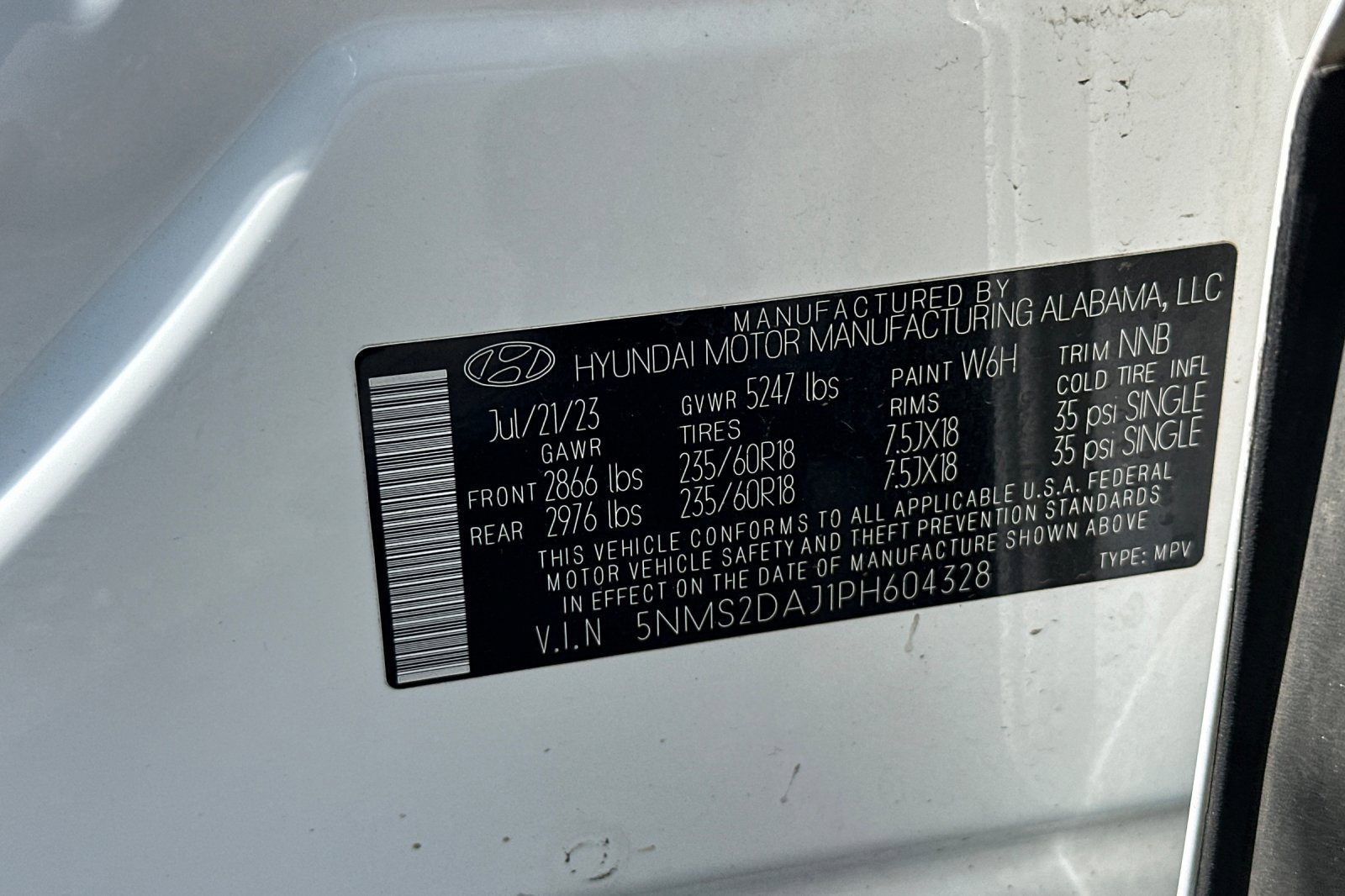 Certified Used 2023 Serenity White Pearl Hyundai SEL image 30