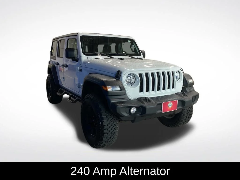 Used 2020 White Jeep Unlimited Sport S image 14