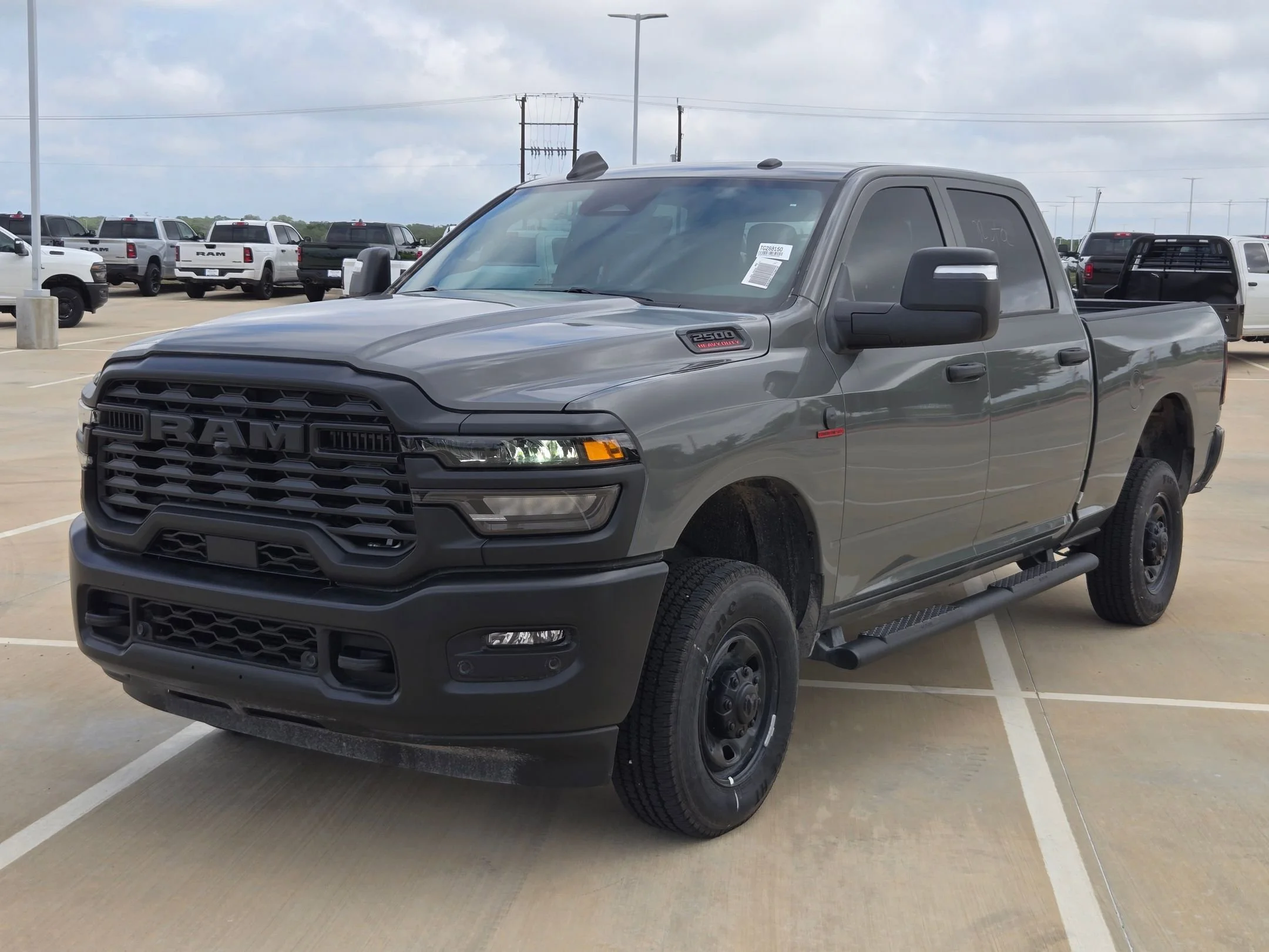 New 2026 Ceramic Gray Clear-Coat Exterior Paint RAM Tradesman image 7