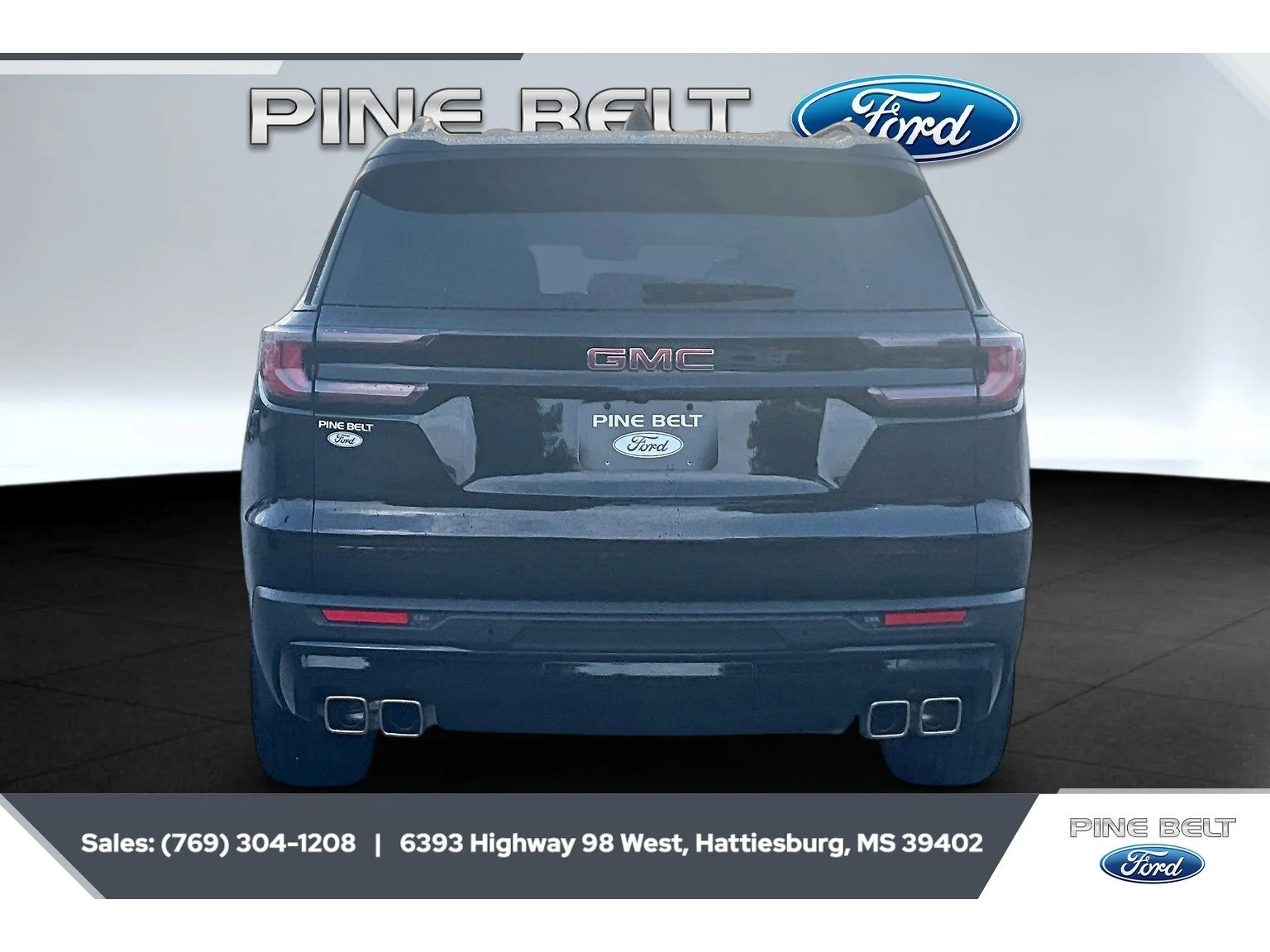 Used 2025 Ebony Twilight Metallic GMC FWD Elevation image 4
