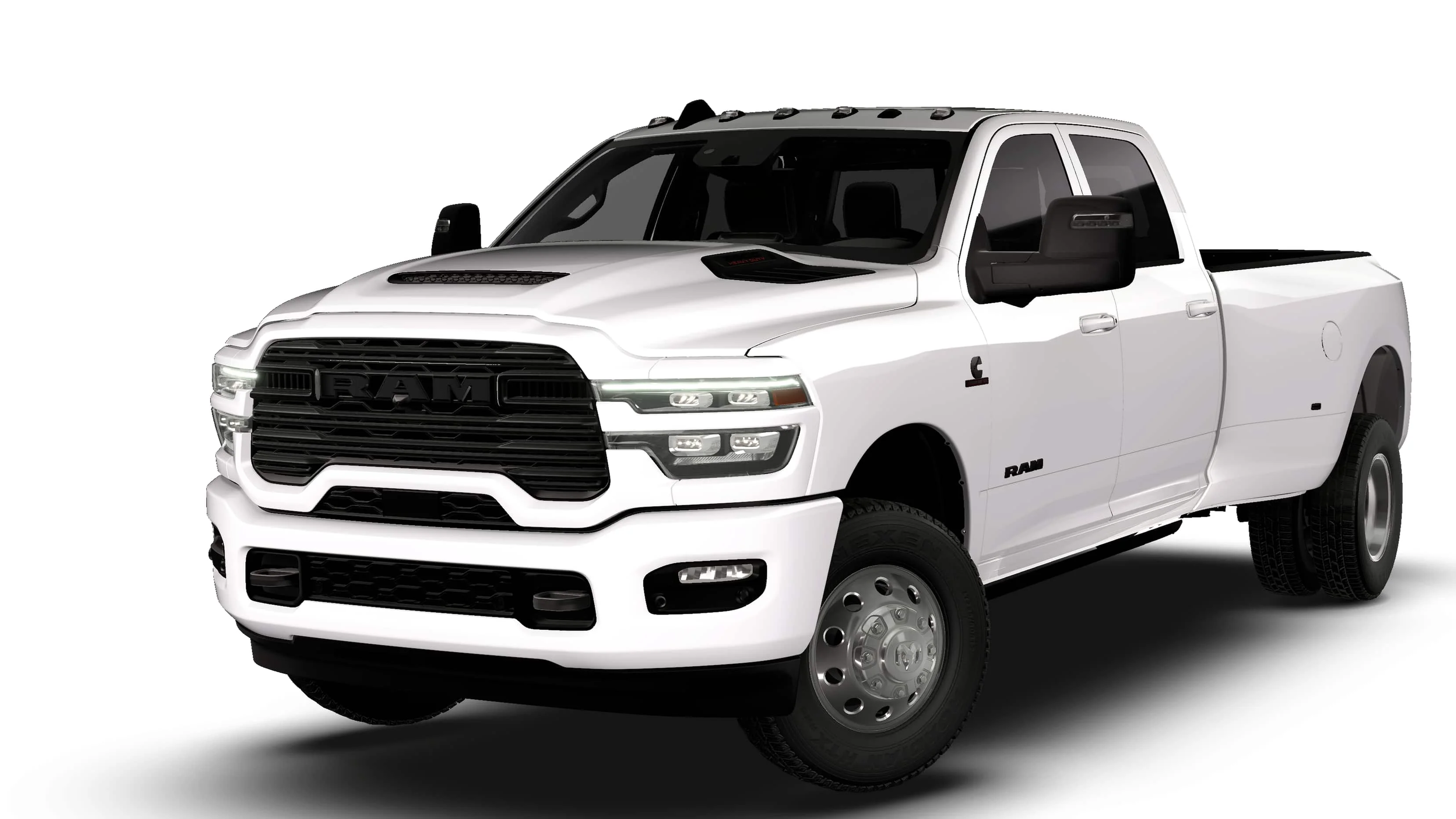 New 2026 Bright White Clear-Coat Exterior Paint RAM LARAMIE image 13