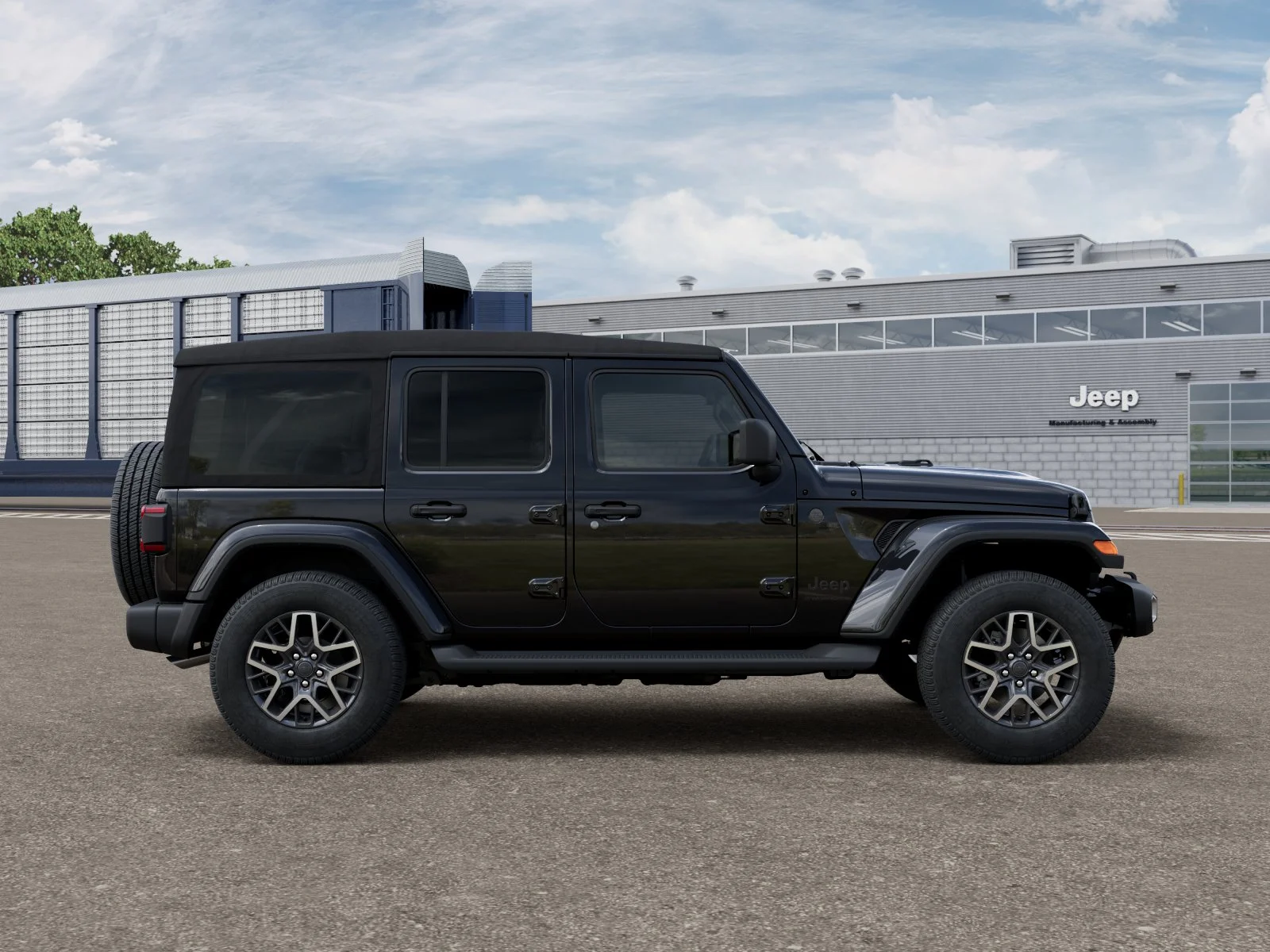 New 2027 Black Clearcoat Jeep Sahara image 12