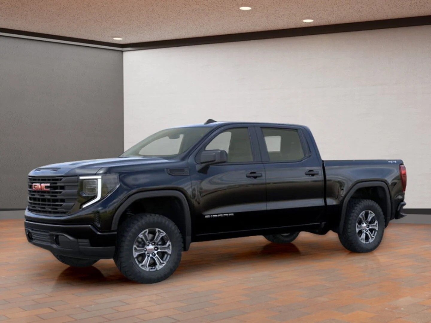 New 2026 Black GMC Crew Cab Short Box 4-Wheel Drive Pro image 2