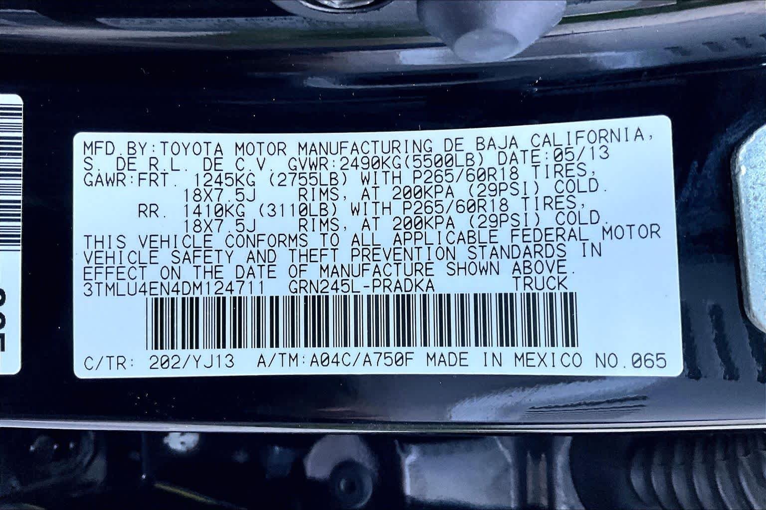 Used 2013 Black Toyota  image 37