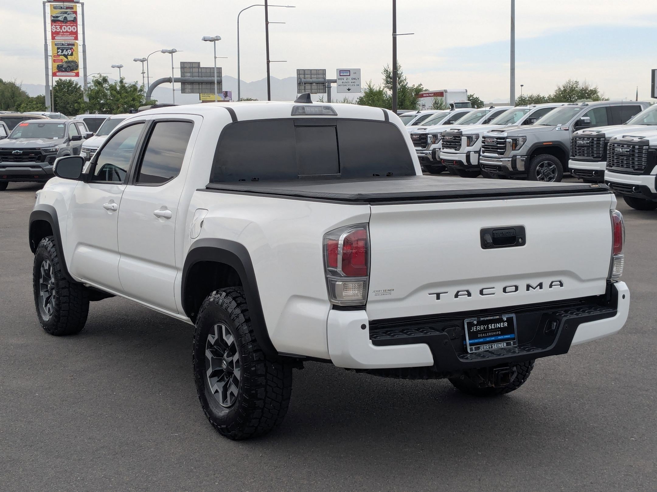 Used 2021 Super White Toyota TRD Off Road image 4
